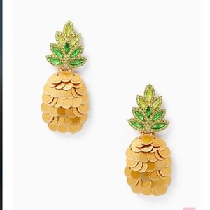 Kate Spade New York - By the pool pineapple statement earrings